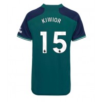 Arsenal Jakub Kiwior #15 Replica Third Shirt Ladies 2023-24 Short Sleeve